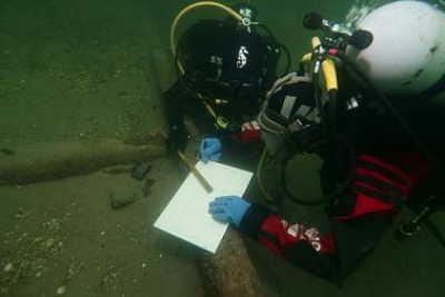Podwodne badania archeologiczne - wstępna inwentaryzacja wraku Falburt 7-10 listopada 2011
